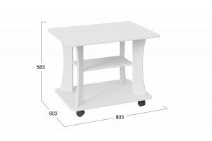 Стол журнальный Тип 8 Белый Ясень