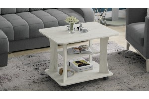 Стол журнальный Тип 8 Дуб Крафт белый