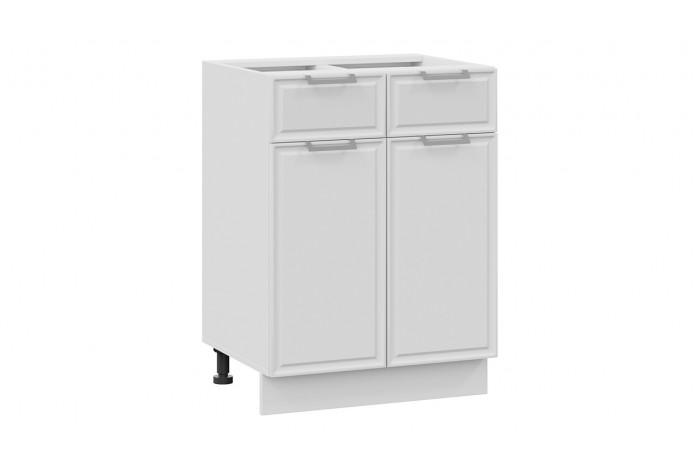 Кухонный гарнитур «Белладжио» длиной 120 см Белый, Фон белый