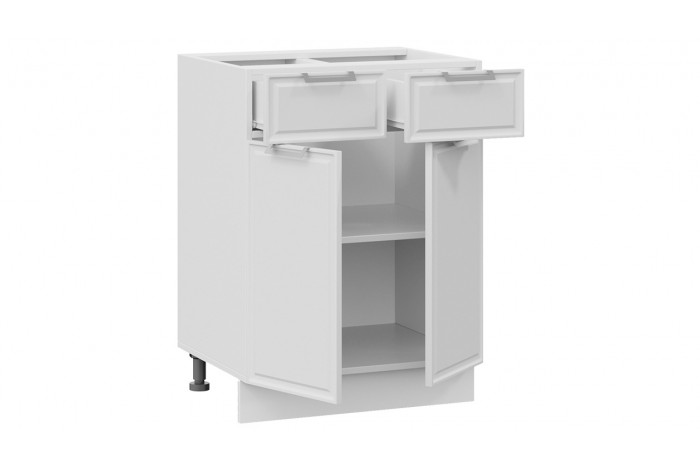 Кухонный гарнитур «Белладжио» длиной 120 см Белый, Фон белый