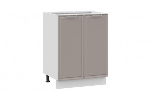 Кухонный гарнитур Белладжио длиной 120 см Белый, Софт капучино