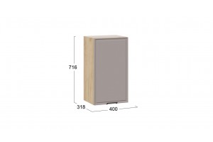 Кухонный гарнитур Белладжио длиной 160 см Дуб Крафт золотой, Софт капучино