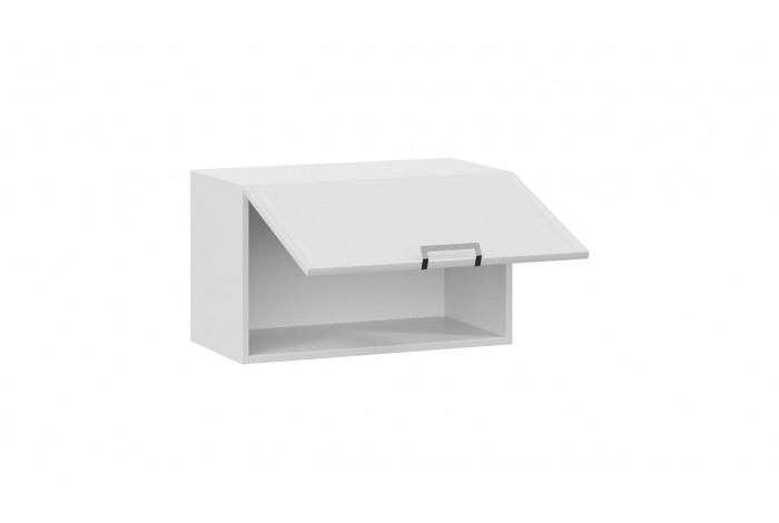 Кухонный гарнитур «Белладжио» длиной 160 см со шкафом НБ Белый, Фон белый, Софт графит