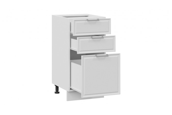 Кухонный гарнитур «Белладжио» длиной 160 см со шкафом НБ Белый, Фон белый