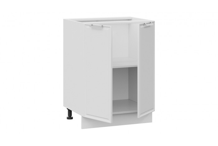 Кухонный гарнитур «Белладжио» длиной 160 см со шкафом НБ Белый, Фон белый