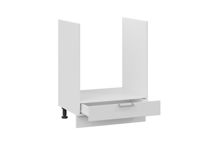 Кухонный гарнитур «Белладжио» длиной 160 см со шкафом НБ Белый, Фон белый