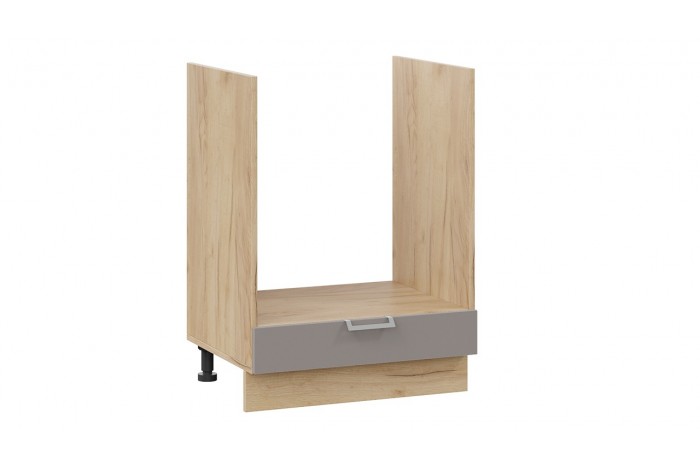 Кухонный гарнитур «Белладжио» длиной 180 см со шкафом НБ Дуб Крафт золотой, Софт капучино