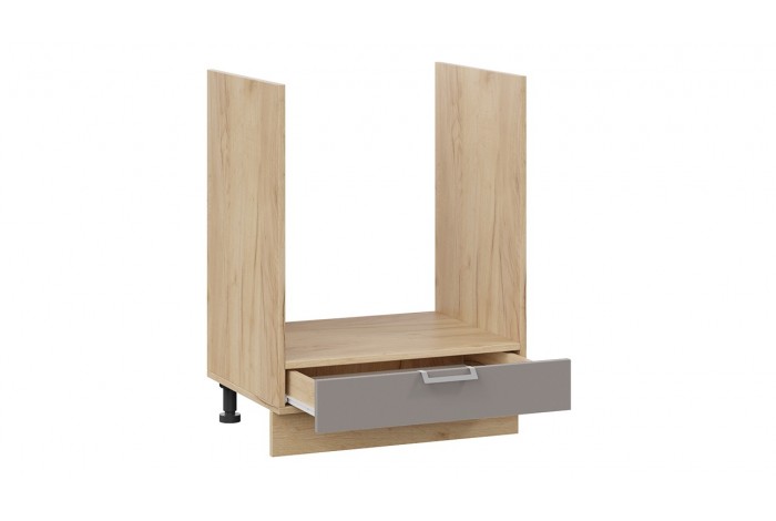 Кухонный гарнитур «Белладжио» длиной 180 см со шкафом НБ Дуб Крафт золотой, Софт капучино