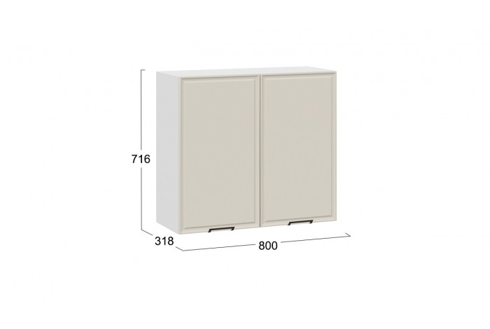 Кухонный гарнитур «Белладжио» длиной 200 см Белый, Софт панакота