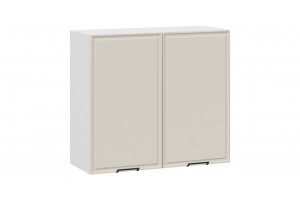 Кухонный гарнитур Белладжио длиной 200 см Белый, Софт панакота, Софт капучино