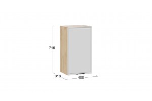 Кухонный гарнитур Белладжио длиной 200 см Дуб Крафт золотой, Фон белый