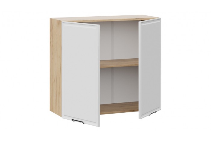 Кухонный гарнитур «Белладжио» длиной 200 см Дуб Крафт золотой, Фон белый