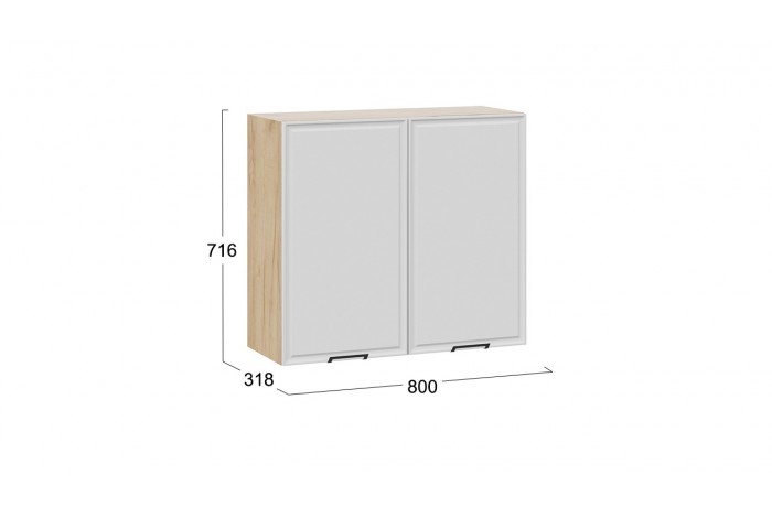 Кухонный гарнитур «Белладжио» длиной 200 см Дуб Крафт золотой, Фон белый