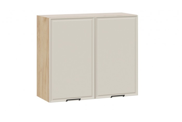 Кухонный гарнитур «Белладжио» длиной 200 см Дуб Крафт золотой, Софт панакота