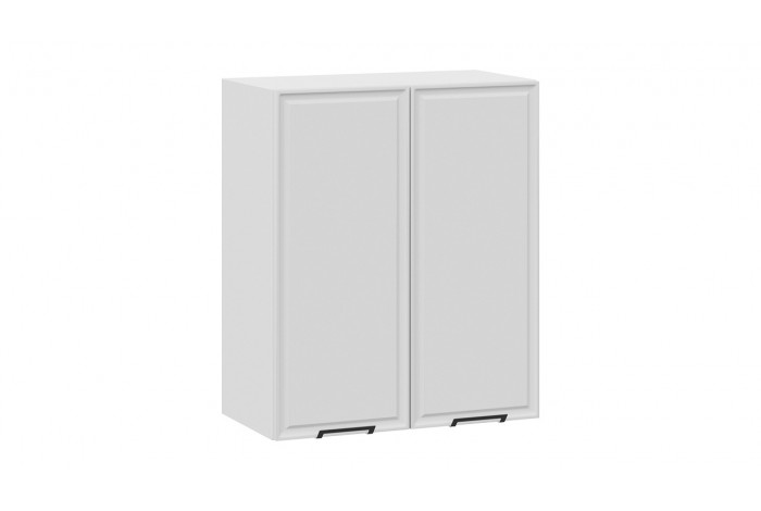 Кухонный гарнитур «Белладжио» длиной 200 см со шкафом НБ Белый, Фон белый, Софт графит