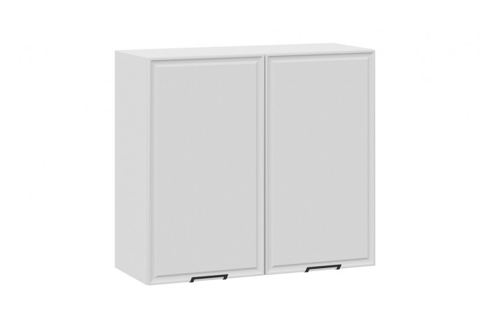 Кухонный гарнитур «Белладжио» длиной 200 см со шкафом НБ Белый, Фон белый, Софт графит