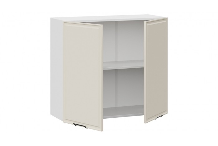 Кухонный гарнитур «Белладжио» длиной 200 см со шкафом НБ Белый, Софт панакота