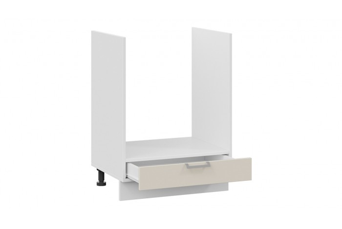 Кухонный гарнитур «Белладжио» длиной 200 см со шкафом НБ Белый, Софт панакота