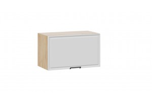 Кухонный гарнитур Белладжио длиной 200 см со шкафом НБ Дуб Крафт золотой, Фон белый, Софт графит