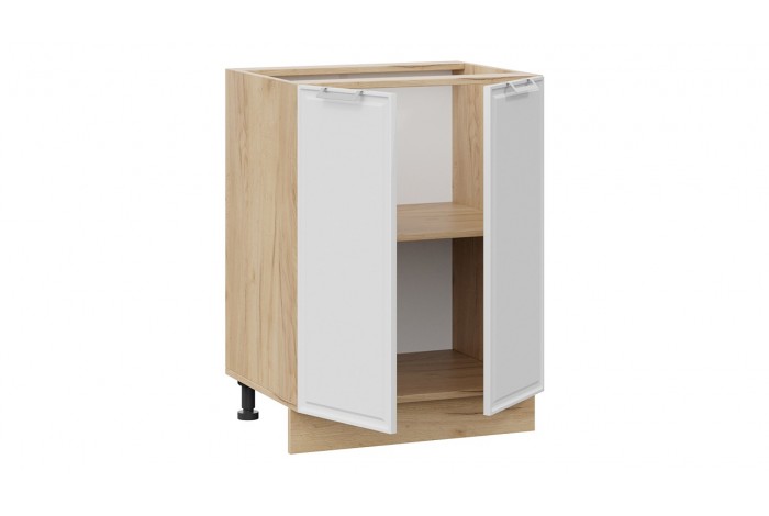 Кухонный гарнитур «Белладжио» длиной 200 см со шкафом НБ Дуб Крафт золотой, Фон белый