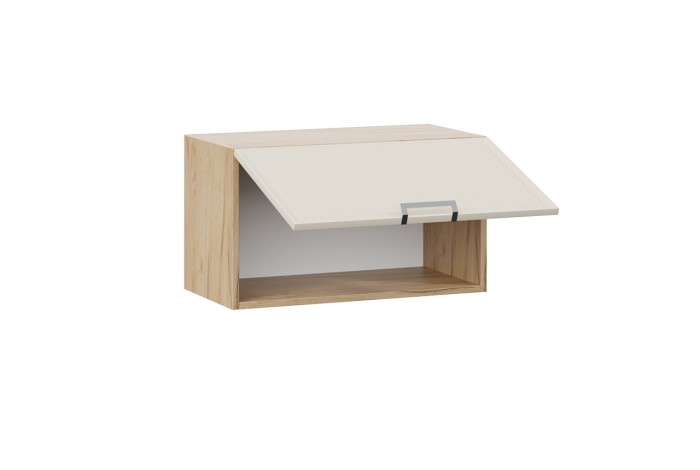 Кухонный гарнитур «Белладжио» длиной 200 см со шкафом НБ Дуб Крафт золотой, Софт панакота