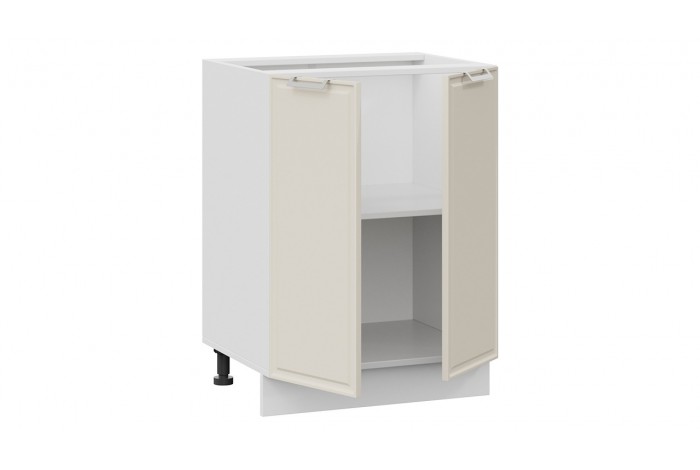 Кухонный гарнитур «Белладжио» длиной 240 (180) см Белый, Софт панакота