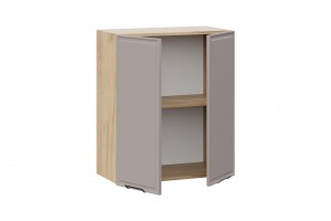 Кухонный гарнитур Белладжио длиной 240 (180) см Дуб Крафт золотой, Софт капучино