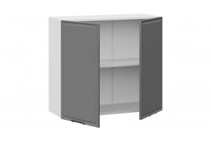 Кухонный гарнитур Белладжио №2 330 см Белый, Софт графит