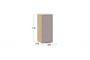 Кухонный гарнитур Белладжио №2 330 см Дуб Крафт золотой, Софт капучино