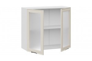 Кухонный гарнитур Белладжио №3 350 см Белый, Софт панакота, Софт капучино