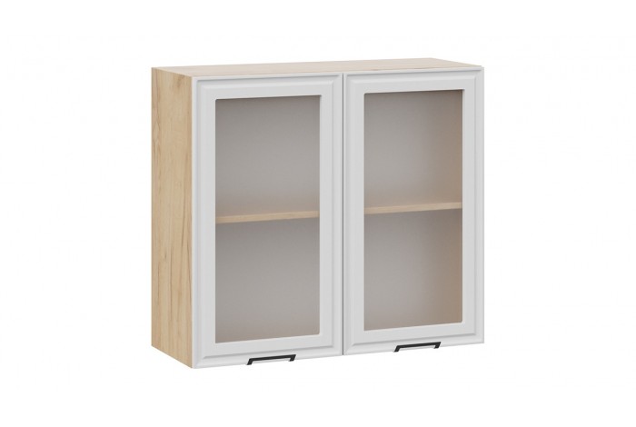 Кухонный гарнитур «Белладжио» №3 350 см Дуб Крафт золотой, Фон белый, Софт графит