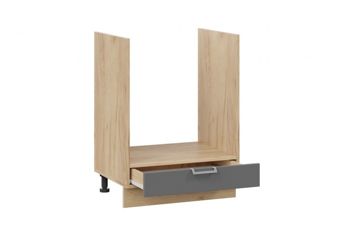 Кухонный гарнитур «Белладжио» №3 350 см Дуб Крафт золотой, Фон белый, Софт графит