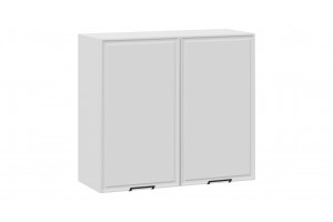 Кухонный гарнитур Белладжио №4 Белый, Фон белый, Софт графит