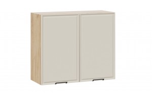 Кухонный гарнитур Белладжио №4 Дуб Крафт золотой, Софт панакота, Софт капучино