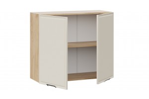 Кухонный гарнитур Белладжио №4 Дуб Крафт золотой, Софт панакота, Софт капучино