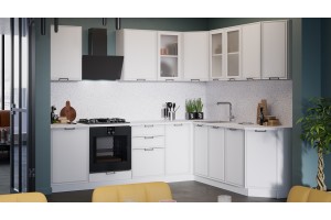 Кухонный гарнитур Белладжио №6 Белый, Фон белый