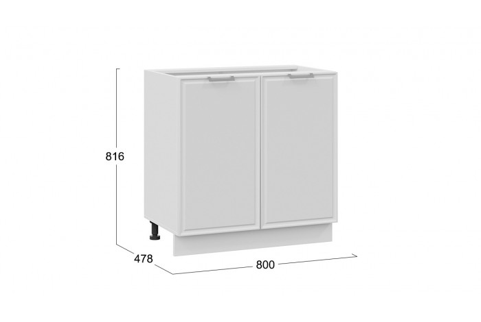 Кухонный гарнитур «Белладжио» №6 Белый, Фон белый