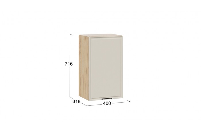 Кухонный гарнитур «Белладжио» №6 Дуб Крафт золотой, Софт панакота