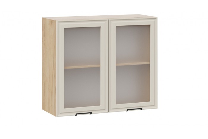 Кухонный гарнитур «Белладжио» №6 Дуб Крафт золотой, Софт панакота