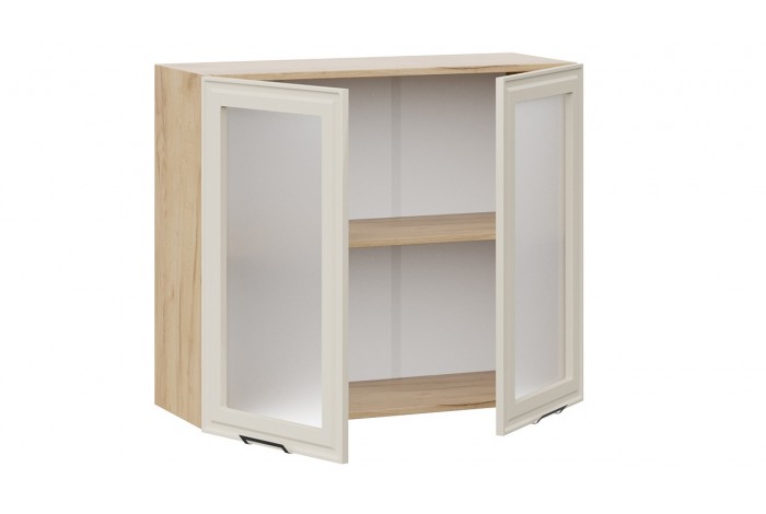 Кухонный гарнитур «Белладжио» №6 Дуб Крафт золотой, Софт панакота