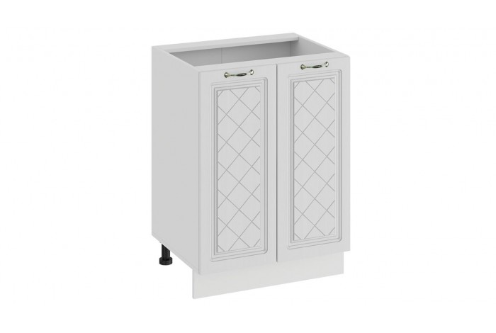 Кухонный гарнитур «Бьянка» длиной 100 см Белый, Дуб белый