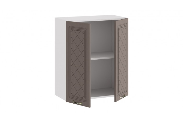 Кухонный гарнитур «Бьянка» длиной 100 см Белый, Дуб серый