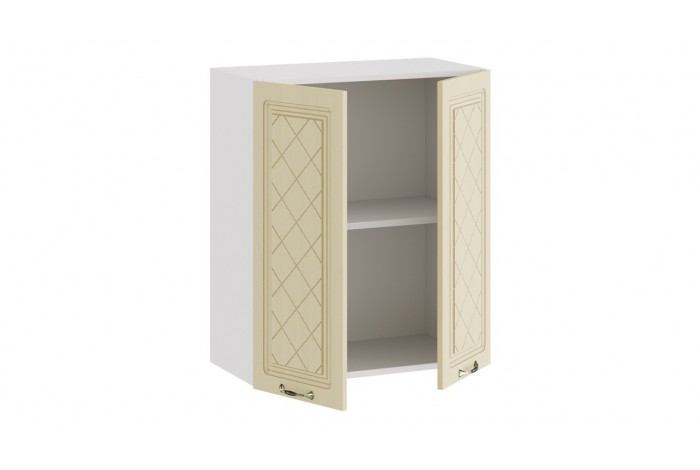 Кухонный гарнитур «Бьянка» длиной 100 см Белый, Дуб ваниль, Дуб кофе