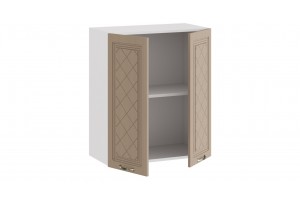 Кухонный гарнитур Бьянка длиной 120 см Белый, Дуб кофе