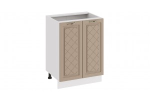 Кухонный гарнитур Бьянка длиной 120 см Белый, Дуб ваниль, Дуб кофе