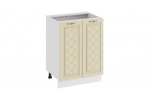 Кухонный гарнитур Бьянка длиной 120 см Белый, Дуб ваниль