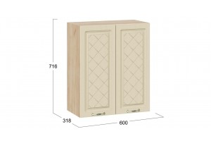 Кухонный гарнитур Бьянка длиной 120 см Дуб Крафт золотой, Дуб ваниль