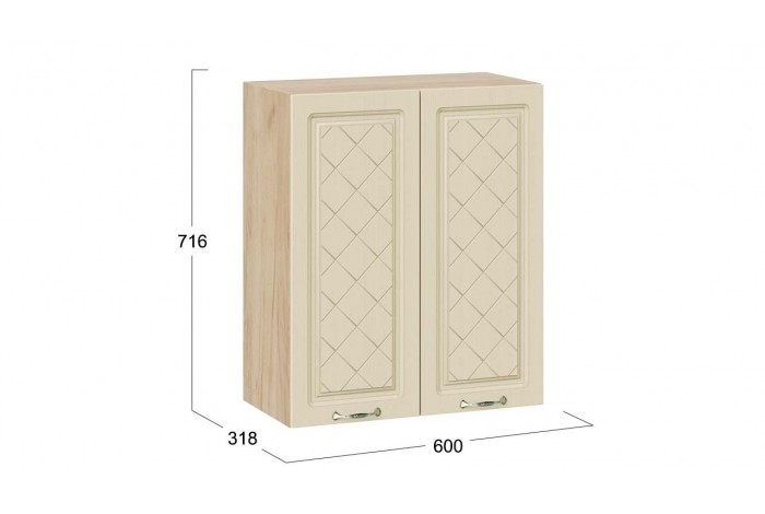 Кухонный гарнитур «Бьянка» длиной 120 см Дуб Крафт золотой, Дуб ваниль, Дуб кофе