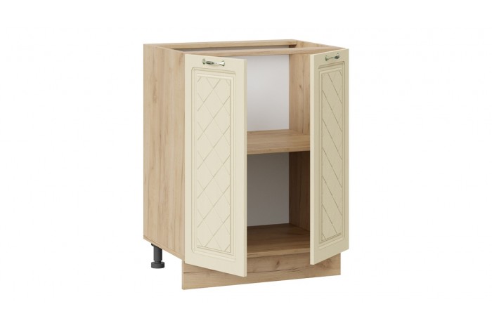 Кухонный гарнитур «Бьянка» длиной 120 см Дуб Крафт золотой, Дуб ваниль