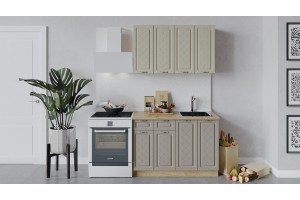 Кухонный гарнитур Бьянка длиной 120 см Дуб Крафт золотой, Дуб ваниль, Дуб кофе